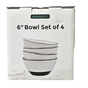 Servappetit 6"‎ Bowl Set of 4 NIB